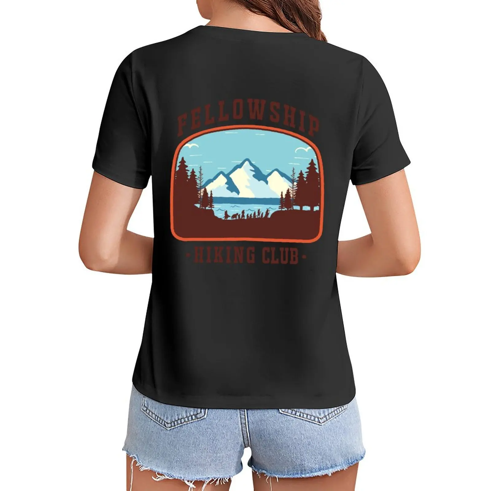 Fellowship Hiking Club T-Shirt graphics kawaii clothes cropped t shirts for Women
Fellowship Hiking Club T-Shirt graphics kawaii clothes cropped t shirts for Women