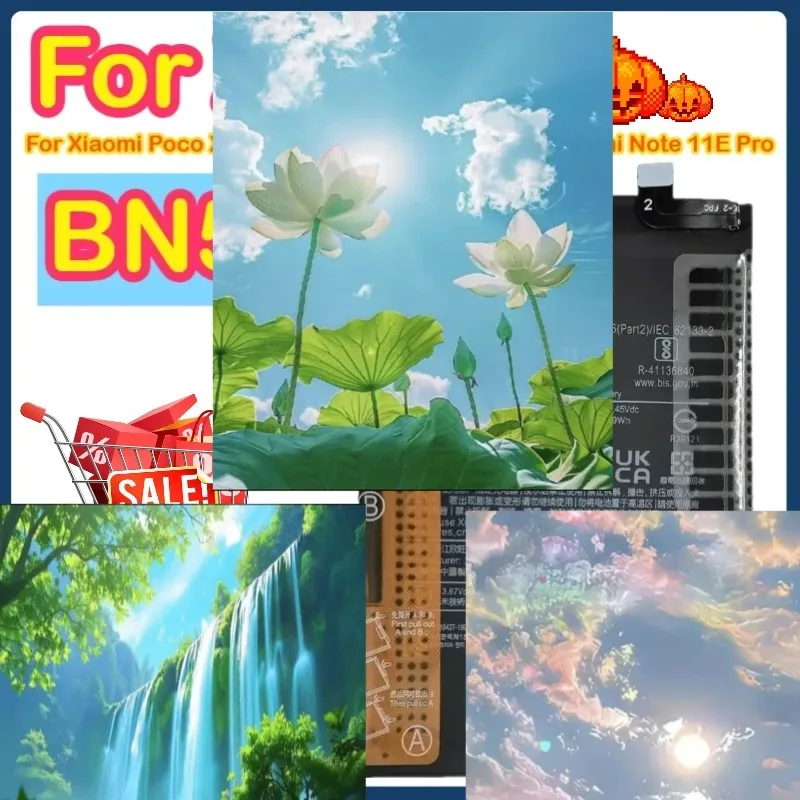 3.8V 5000mAh BN5E Battery For Xiaomi Redmi Note 11 Pro / Note 11E Pro Mi POCO X4 PRO 5G 5000mAh Mobile Phone Battery BN5E
3.8V 5000mAh BN5E Battery For Xiaomi Redmi Note 11 Pro / Note 11E Pro Mi POCO X4 PRO 5G 5000mAh Mobile Phone Battery BN5E