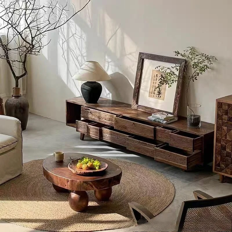 wabi-sabi wind solid wood household dining side cabinet, living room entrance small apartment tea storage
wabi-sabi wind solid wood household dining side cabinet, living room entrance small apartment tea storage