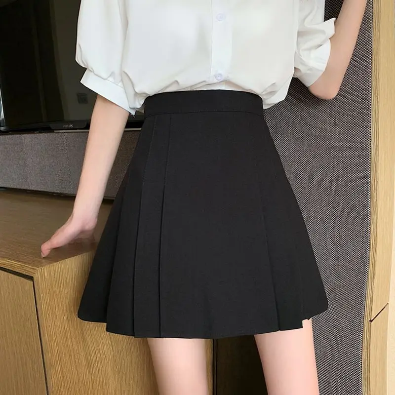 A-line Pleated Mini Skirt 2025 New Spring Summer High Waist Skirt Women Fashion Asymmetrical Black Short Skirts For Woman
A-line Pleated Mini Skirt 2025 New Spring Summer High Waist Skirt Women Fashion Asymmetrical Black Short Skirts For Woman
