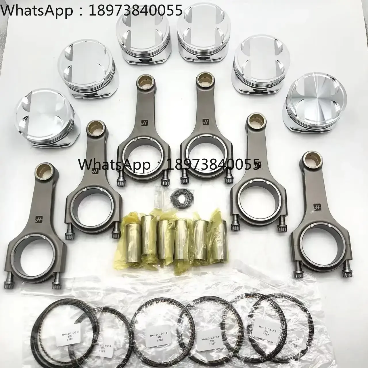 1JZ Forged Piston And Connecting Rod For toyot Supra 1JZGTE Rod Length 125.2mm
1JZ Forged Piston And Connecting Rod For toyot Supra 1JZGTE Rod Length 125.2mm