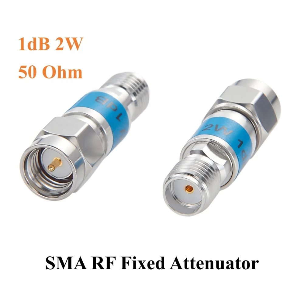 1dB-10dB 2W SMA RF Attenuator 50 Ohm SMA Male to Female Fixed Coaxial Attenuator DC-6GHz Low VSWR for SDR, Ham Radio, WiFi, GPS
1dB-10dB 2W SMA RF Attenuator 50 Ohm SMA Male to Female Fixed Coaxial Attenuator DC-6GHz Low VSWR for SDR, Ham Radio, WiFi, GPS