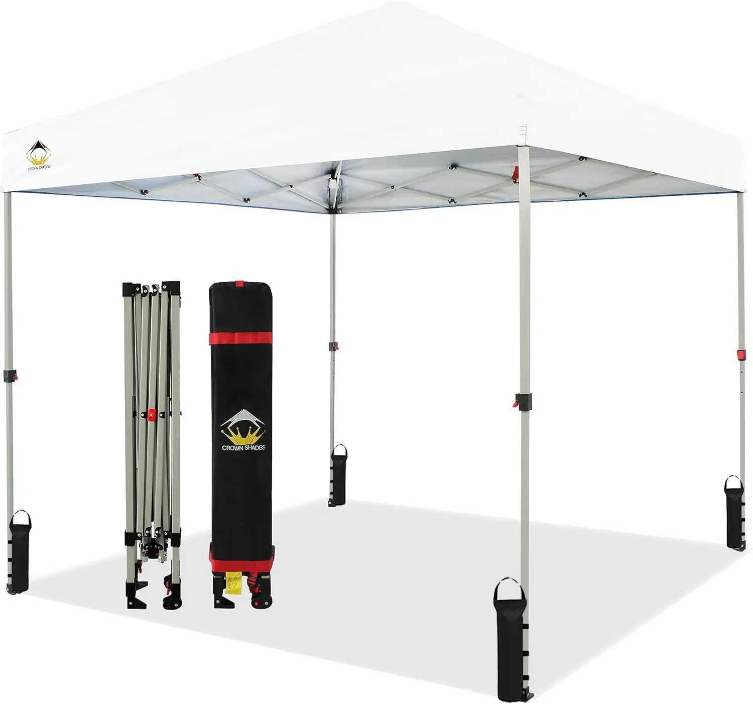 8x8 Pop Up Canopy - Beach Tent with One Push Setup - Easy Outdoor Sun Shade for Events, Parties, Camping - Gazebo with STO-N-Go
8x8 Pop Up Canopy - Beach Tent with One Push Setup - Easy Outdoor Sun Shade for Events, Parties, Camping - Gazebo with STO-N-Go