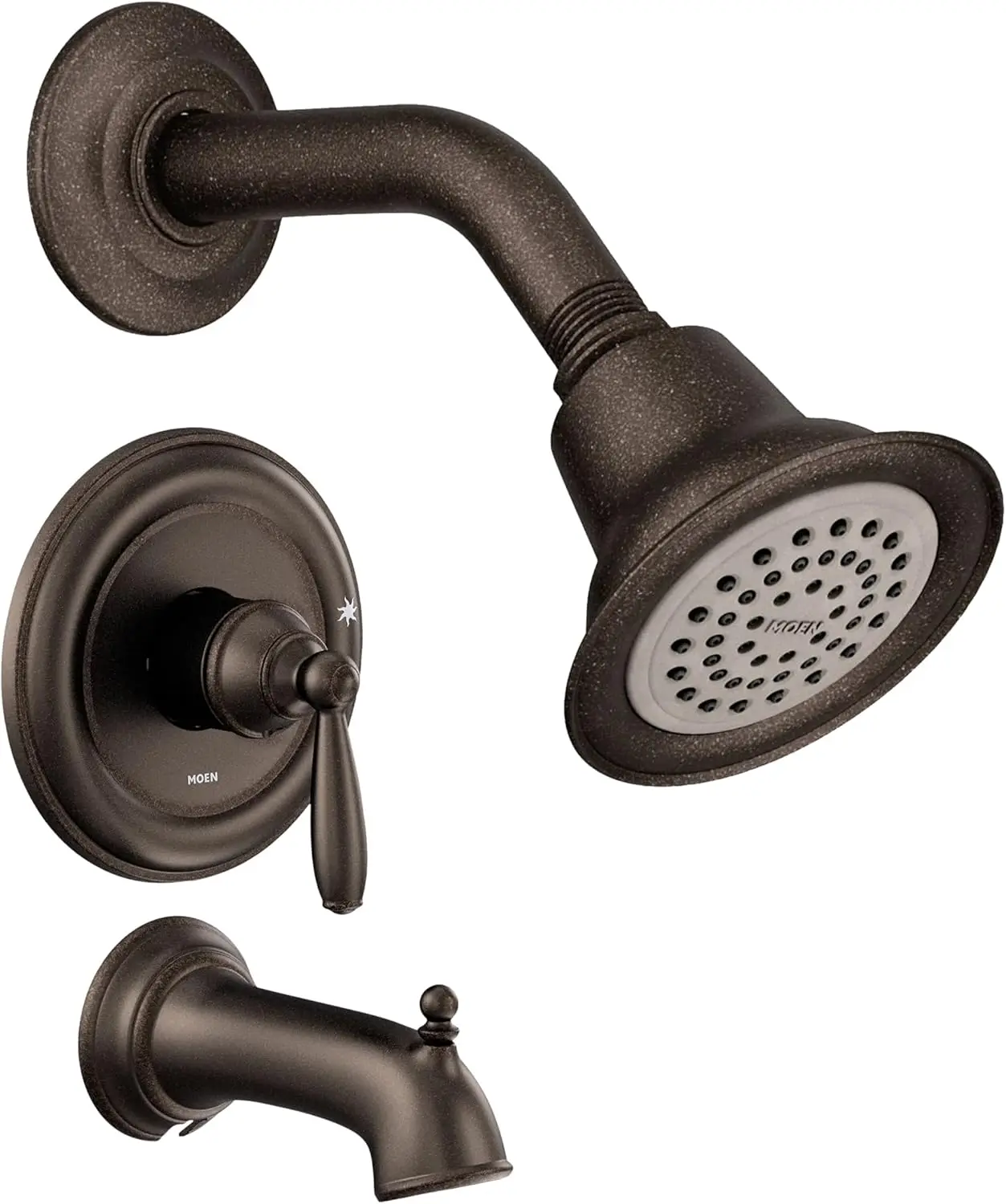 Oil-Rubbed Bronze Bathtub Shower Trim Kit with Traditional Showerhead, Handle, Arm, Tub Spout, Valve Required, Eco-Performance
Oil-Rubbed Bronze Bathtub Shower Trim Kit with Traditional Showerhead, Handle, Arm, Tub Spout, Valve Required, Eco-Performance