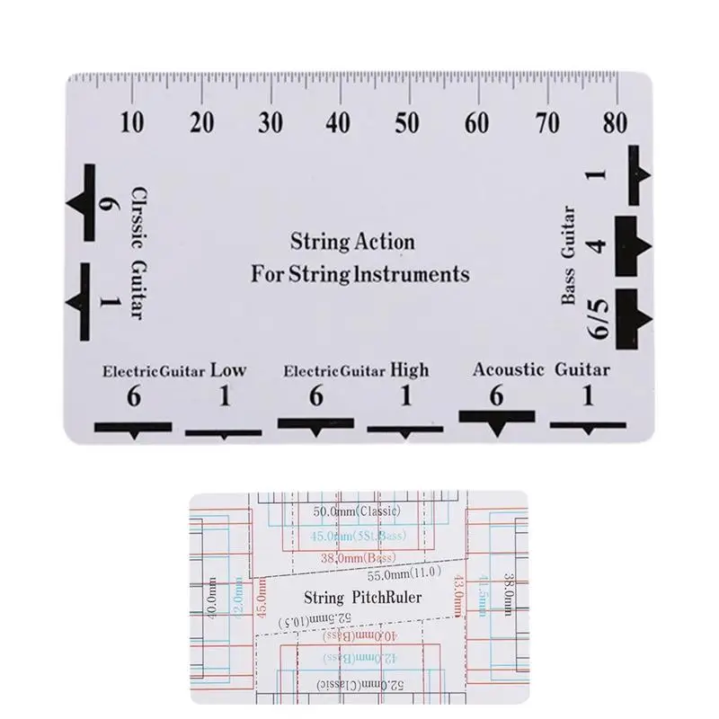String Action Ruler Small Action Ruler For Strings Setup Tools Bass Accessories Professional Electric Guitar Parts Luthier
String Action Ruler Small Action Ruler For Strings Setup Tools Bass Accessories Professional Electric Guitar Parts Luthier