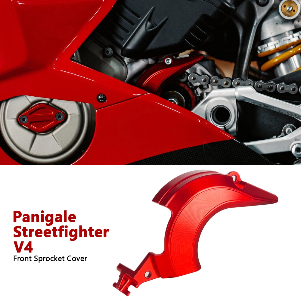 Motorcycle Front Sprocket Guard Protector Cover For Ducati Streetfighter V4 S Panigale V4 S R 2018-2024 New Engine Chain Cover
Motorcycle Front Sprocket Guard Protector Cover For Ducati Streetfighter V4 S Panigale V4 S R 2018-2024 New Engine Chain Cover