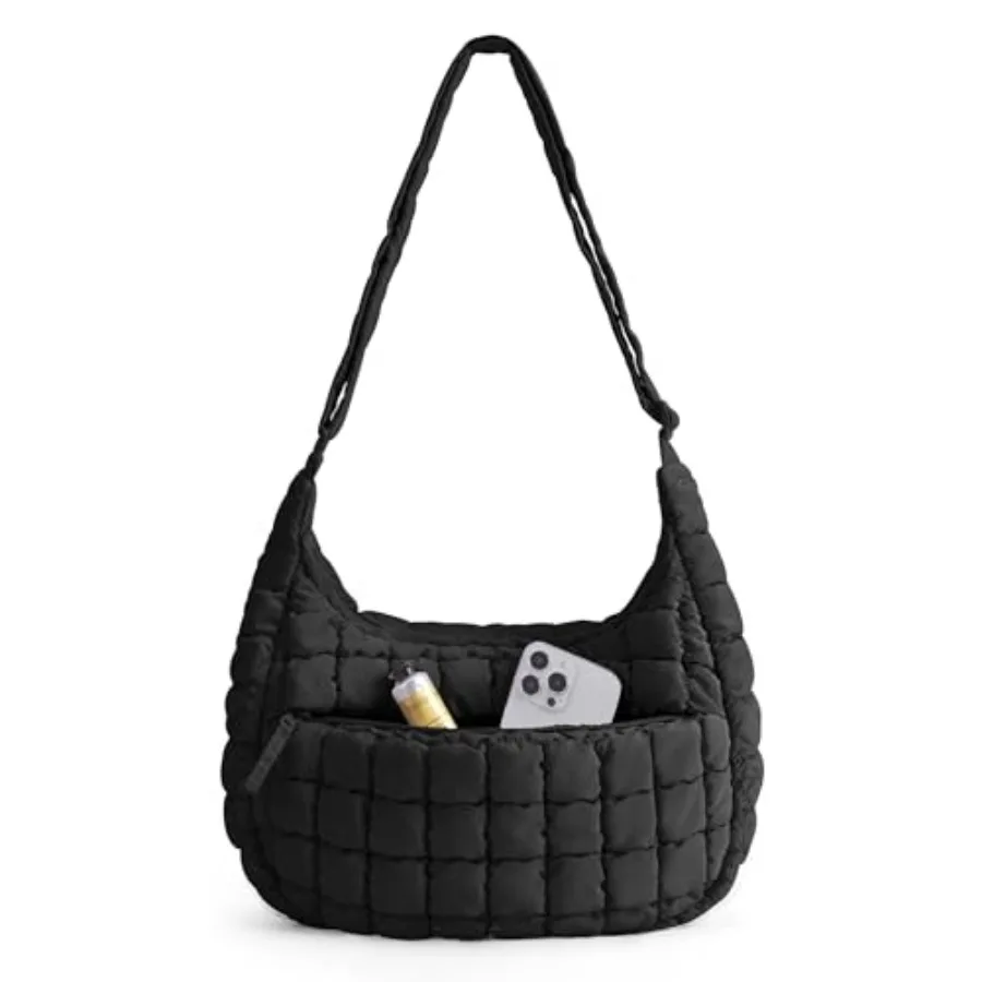 Quilted Crossbody Bag for Women, Lightweight Puffer Purse for Travel, Daily Use and Work
Quilted Crossbody Bag for Women, Lightweight Puffer Purse for Travel, Daily Use and Work
