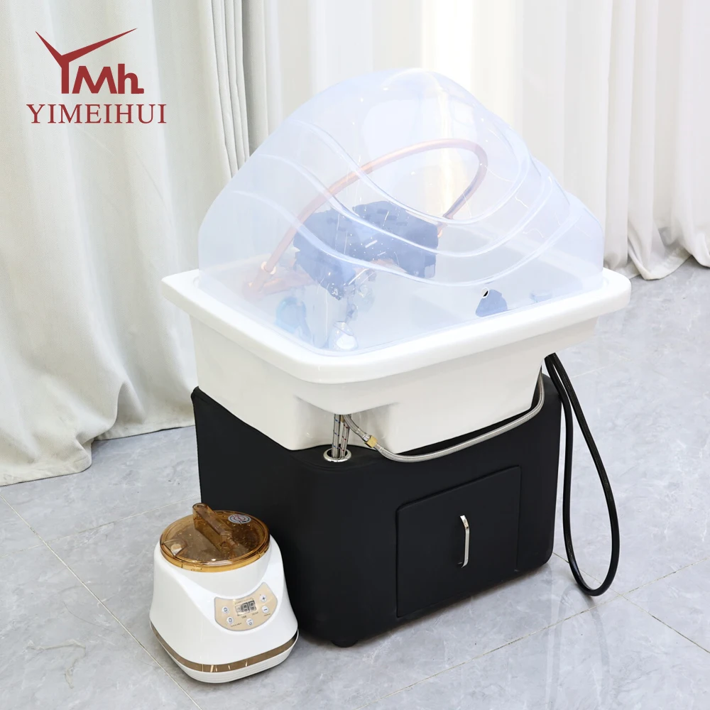 Barbershop Furniture Backwash Adjustable Shampoo Bowl Shampoo Bowl with Water Circulate and Steamer for Barber Shop
Barbershop Furniture Backwash Adjustable Shampoo Bowl Shampoo Bowl with Water Circulate and Steamer for Barber Shop