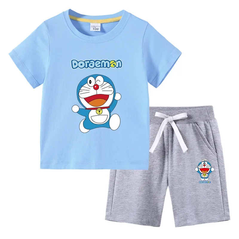 Doraemon 2023 Children's T-Shirt Shorts Summer girl boy New Short Sleeve Cotton Children's Short Sleeve Medium Pant Suit
Doraemon 2023 Children's T-Shirt Shorts Summer girl boy New Short Sleeve Cotton Children's Short Sleeve Medium Pant Suit