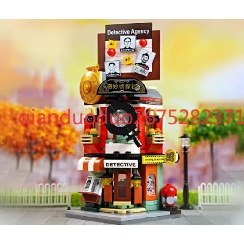 Colorful street scene assembled building block toy ornament girl birthday gift children puzzle
Colorful street scene assembled building block toy ornament girl birthday gift children puzzle