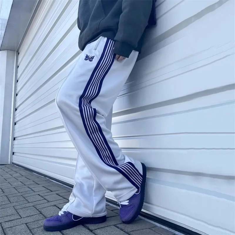 Best Quality Ribbon Striped Sweatpants Butterfly Embroidery Pants Jogger Drawstring Trousers Men Clothing
Best Quality Ribbon Striped Sweatpants Butterfly Embroidery Pants Jogger Drawstring Trousers Men Clothing