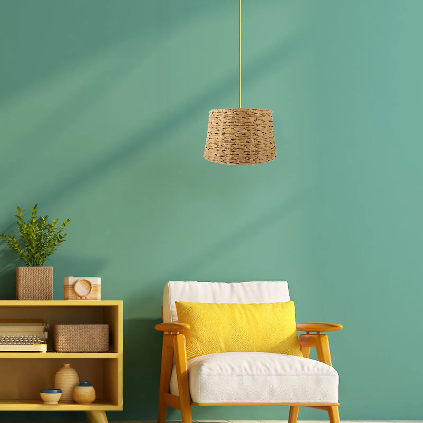 E27 Rustic Woven Lampshade Table Lamp Shade Cover Country Style Natural Warm Atmosphere Lampshade Woven Lamp Shade
E27 Rustic Woven Lampshade Table Lamp Shade Cover Country Style Natural Warm Atmosphere Lampshade Woven Lamp Shade