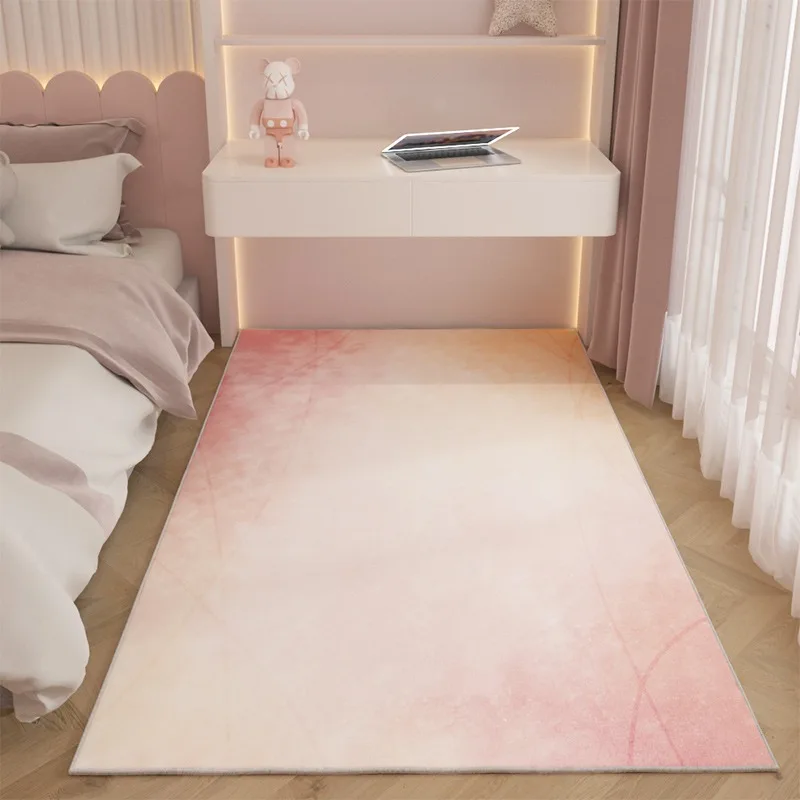 Pink Rugs for Girl's Bedroom Bedside Floor Mats Ins Style Light Luxury Study Computer Chair Carpet Soft Short Plush Non-slip Rug
Pink Rugs for Girl's Bedroom Bedside Floor Mats Ins Style Light Luxury Study Computer Chair Carpet Soft Short Plush Non-slip Rug