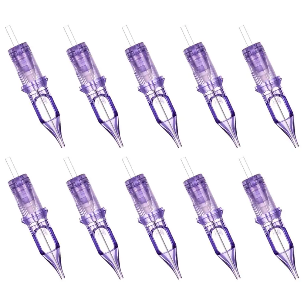 10 Pcs Stainless Steel Tattoo Needles 0 35mm Purple Case Liners for Detailed Artworks Safe Practical
10 Pcs Stainless Steel Tattoo Needles 0 35mm Purple Case Liners for Detailed Artworks Safe Practical