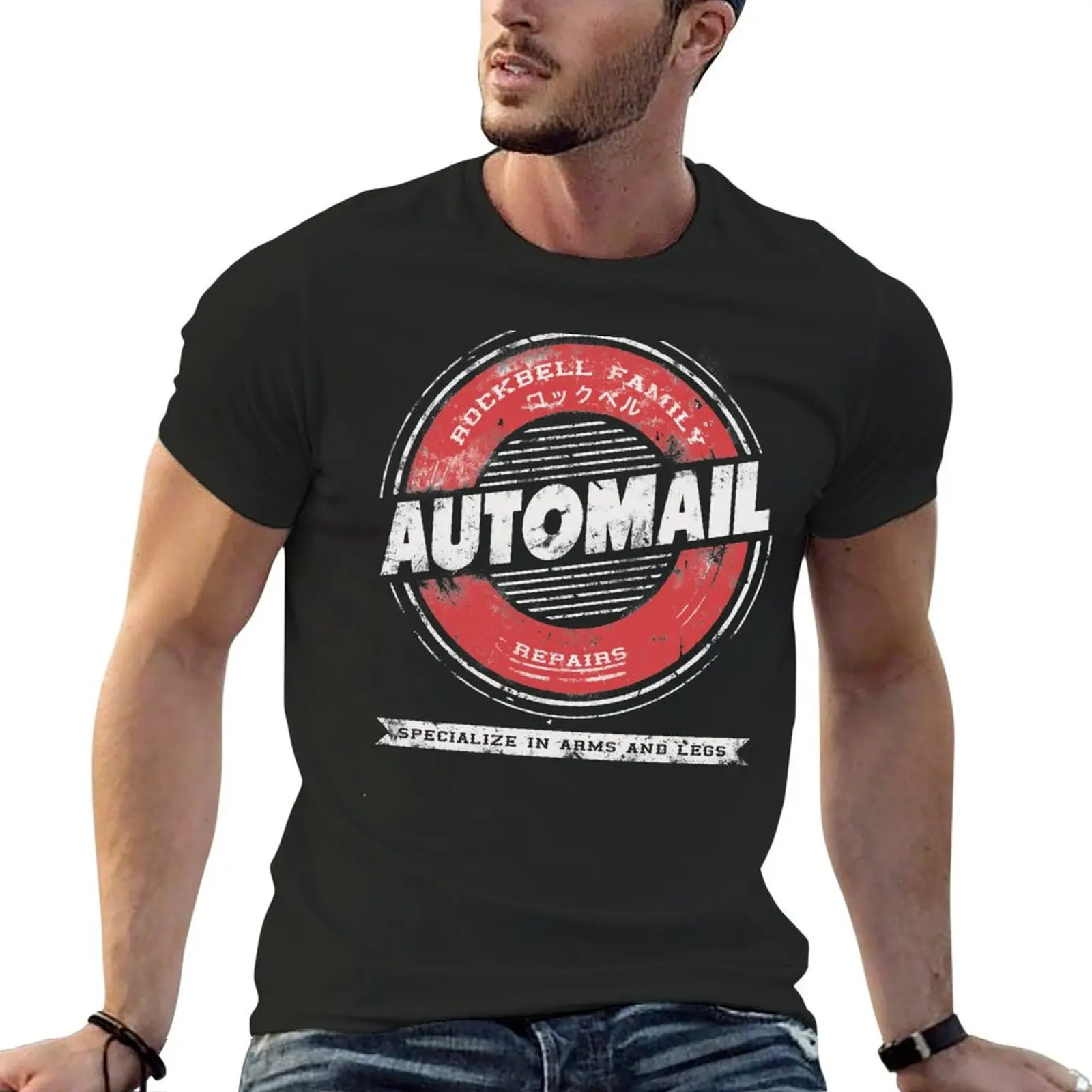 Rockbell Automail T-Shirt new edition plus size tops anime clothes mens plain t shirts
Rockbell Automail T-Shirt new edition plus size tops anime clothes mens plain t shirts