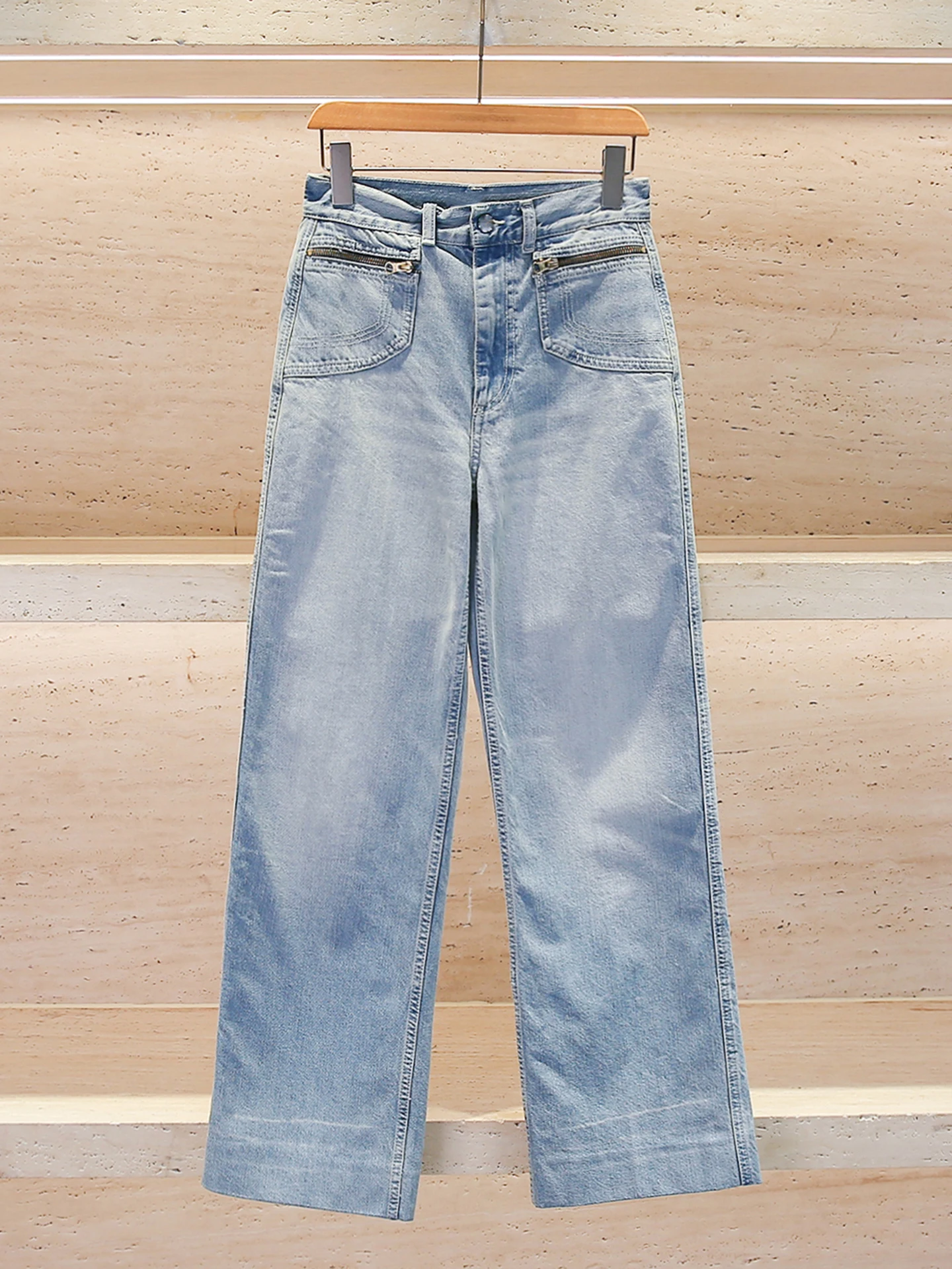 High Waist Wide Leg Denim Jeans Women's Premium Summer Washed Vintage Long Jeans Casual Style Four Seasons Blue Color
High Waist Wide Leg Denim Jeans Women's Premium Summer Washed Vintage Long Jeans Casual Style Four Seasons Blue Color