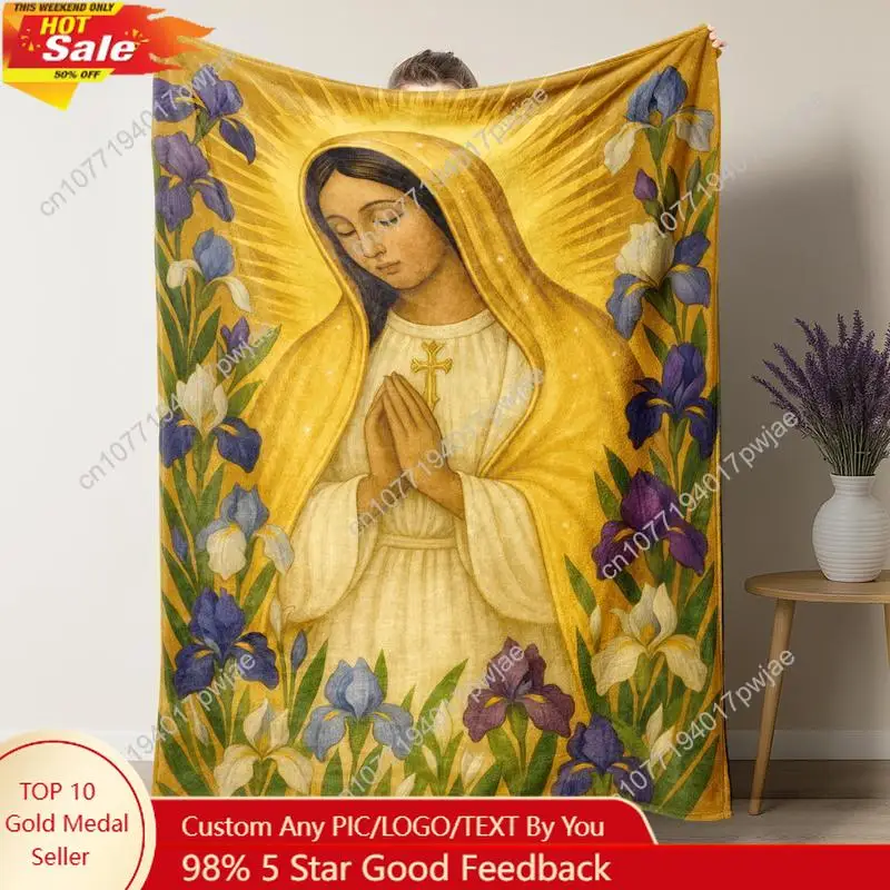 Virgin Mary Pattern Blanket Mary Garden Soft Warm Throw BlanketRoom Blanket Warm Nap Blanket for Home Custom blankets
Virgin Mary Pattern Blanket Mary Garden Soft Warm Throw BlanketRoom Blanket Warm Nap Blanket for Home Custom blankets