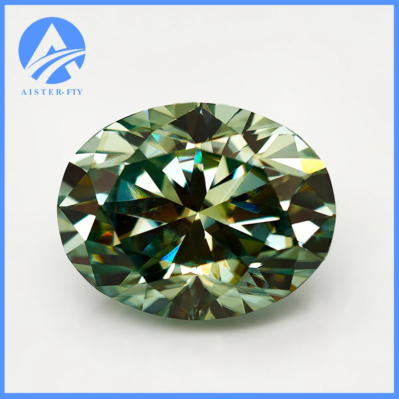 Natural Never Fade Green Color Oval Cut Moissanite Loose Stone Pass Tester with GRA Certificate
Natural Never Fade Green Color Oval Cut Moissanite Loose Stone Pass Tester with GRA Certificate