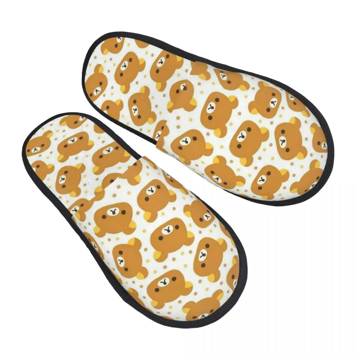 Женские домашние тапочки с рисунком Rilakkuma на заказ, мягкие теплые пушистые тапочки из пены с эффектом памяти, домашняя уличная обувь
Женские домашние тапочки с рисунком Rilakkuma на заказ, мягкие теплые пушистые тапочки из пены с эффектом памяти, домашняя уличная обувь