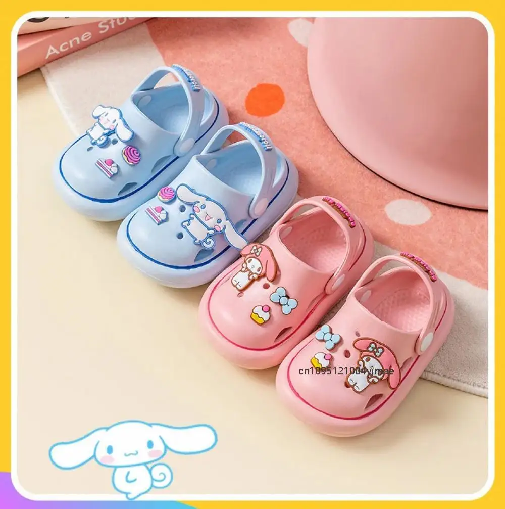 Cartoon Anime Sanrio Children's Slippers Boys Girls Cute Soft Soled Non-Slip Indoor Home Slippers Summer Garden Shoes Beachshoes
Cartoon Anime Sanrio Children's Slippers Boys Girls Cute Soft Soled Non-Slip Indoor Home Slippers Summer Garden Shoes Beachshoes