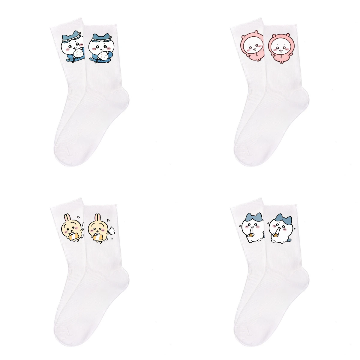 New Anime Cute Chiikawa Mid-Calf Socks Outdoor Sports Socks Moisture-Wicking Breathable Usagi Hachiware Kids' Socks
New Anime Cute Chiikawa Mid-Calf Socks Outdoor Sports Socks Moisture-Wicking Breathable Usagi Hachiware Kids' Socks