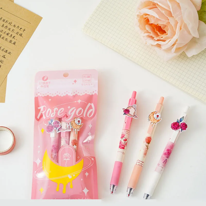 36 pcs/lot Creative Rose Gel Pen Cute 0.5mm Black Ink Signature Pens Stationery Gift Office School Supplies wholesale
36 pcs/lot Creative Rose Gel Pen Cute 0.5mm Black Ink Signature Pens Stationery Gift Office School Supplies wholesale