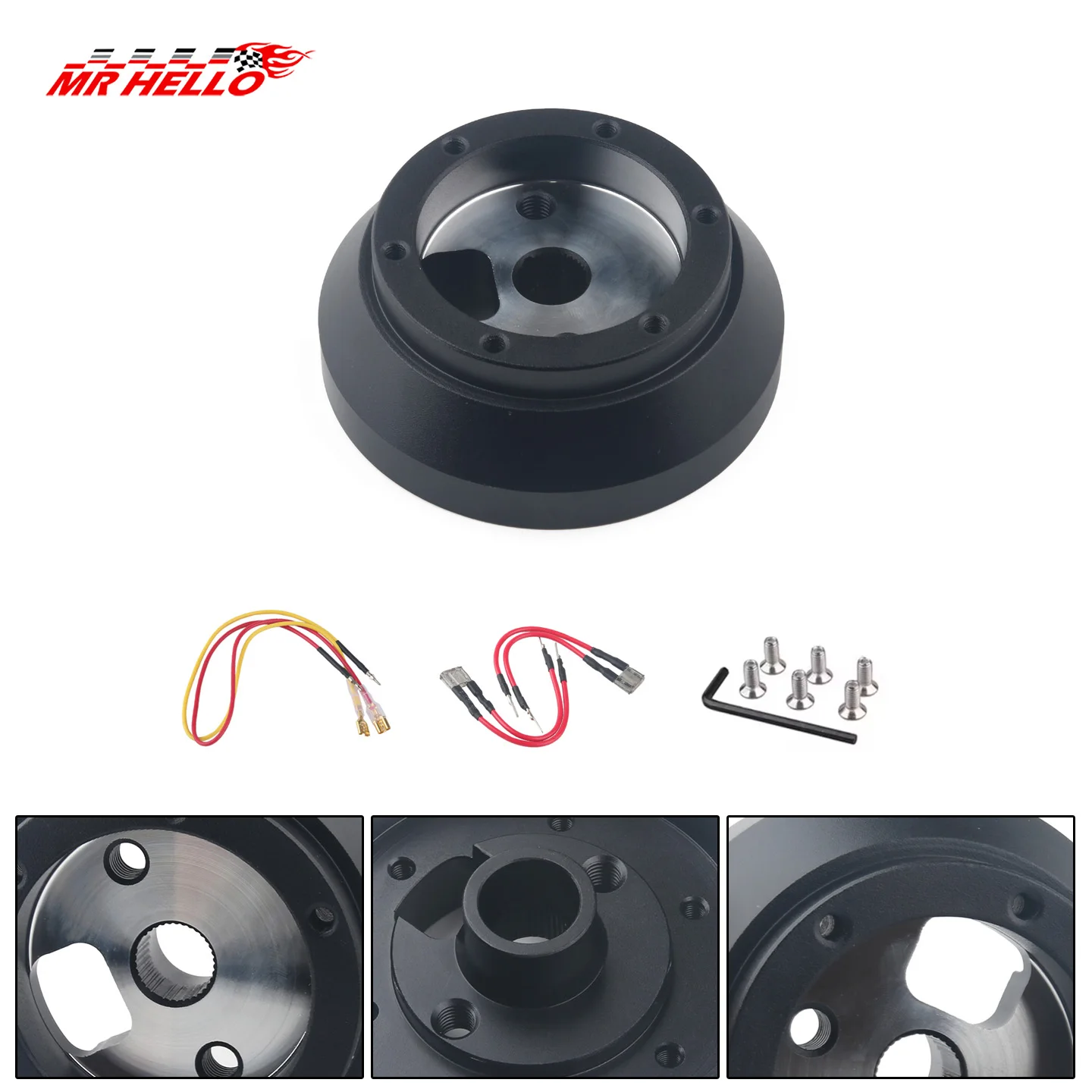 177H Quick Release Steering Wheel 6 Bolt Short Hub Adapter For 2006 - 2014 Chevrolet Silverado / GMC Sierra
177H Quick Release Steering Wheel 6 Bolt Short Hub Adapter For 2006 - 2014 Chevrolet Silverado / GMC Sierra