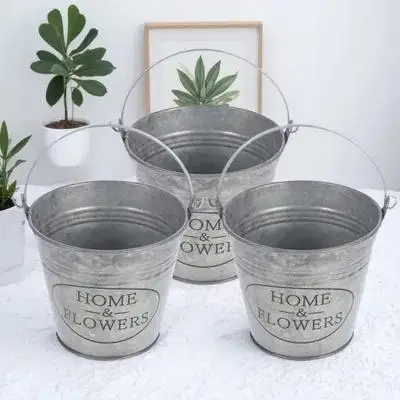 3Pcs Vintage Flower Bucket Retro Iron Craft Garden Decoration for Home Balcony Vegetable Garden Farmhouse Decorative Flower
3Pcs Vintage Flower Bucket Retro Iron Craft Garden Decoration for Home Balcony Vegetable Garden Farmhouse Decorative Flower