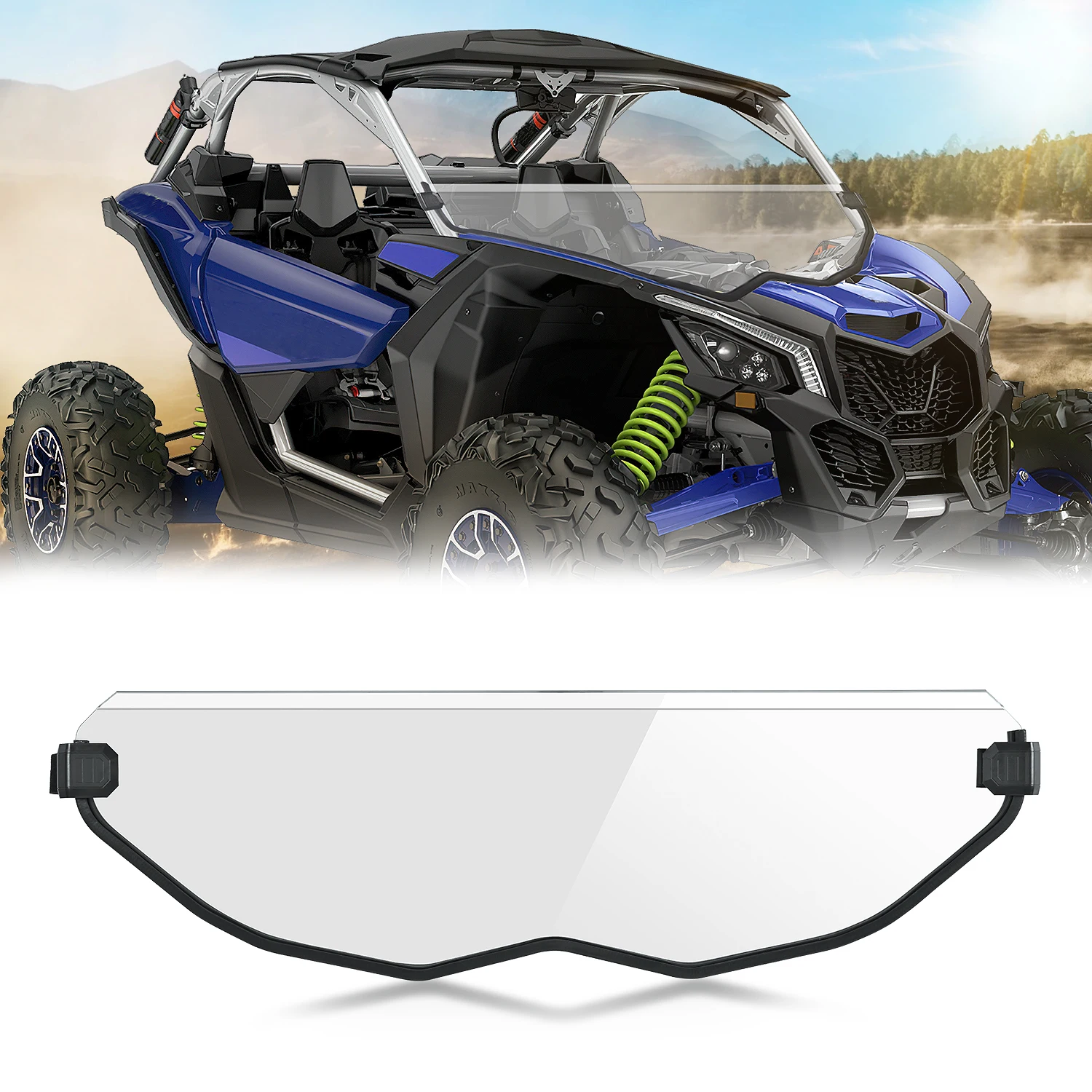 Frokom UTV 1/2 1/4 inch Front Half Windshield, X3 Half Windshield Fit For 2017 2018 2019 2020 2021 2022 2023 Can-Am Maverick X3 Turbo / X DS Turbo R / MAX Turbo / MAX X RS Turbo R/2018 X3 900
Frokom UTV 1/2 1/4 inch Front Half Windshield, X3 Half Windshield Fit For 2017 2018 2019 2020 2021 2022 2023 Can-Am Maverick X3 Turbo / X DS Turbo R / MAX Turbo / MAX X RS Turbo R/2018 X3 900