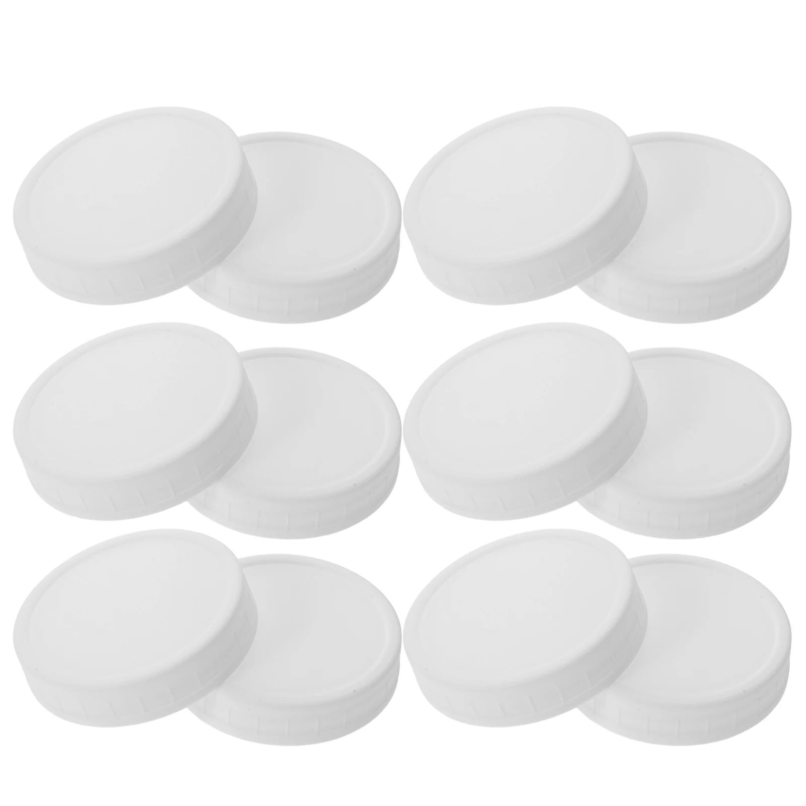 12Pcs Mason Jar Lids White Plastic Airtight Leakproof Replacement Caps Thickened Wide Mouth Food Storage Canning Jar Tops
12Pcs Mason Jar Lids White Plastic Airtight Leakproof Replacement Caps Thickened Wide Mouth Food Storage Canning Jar Tops