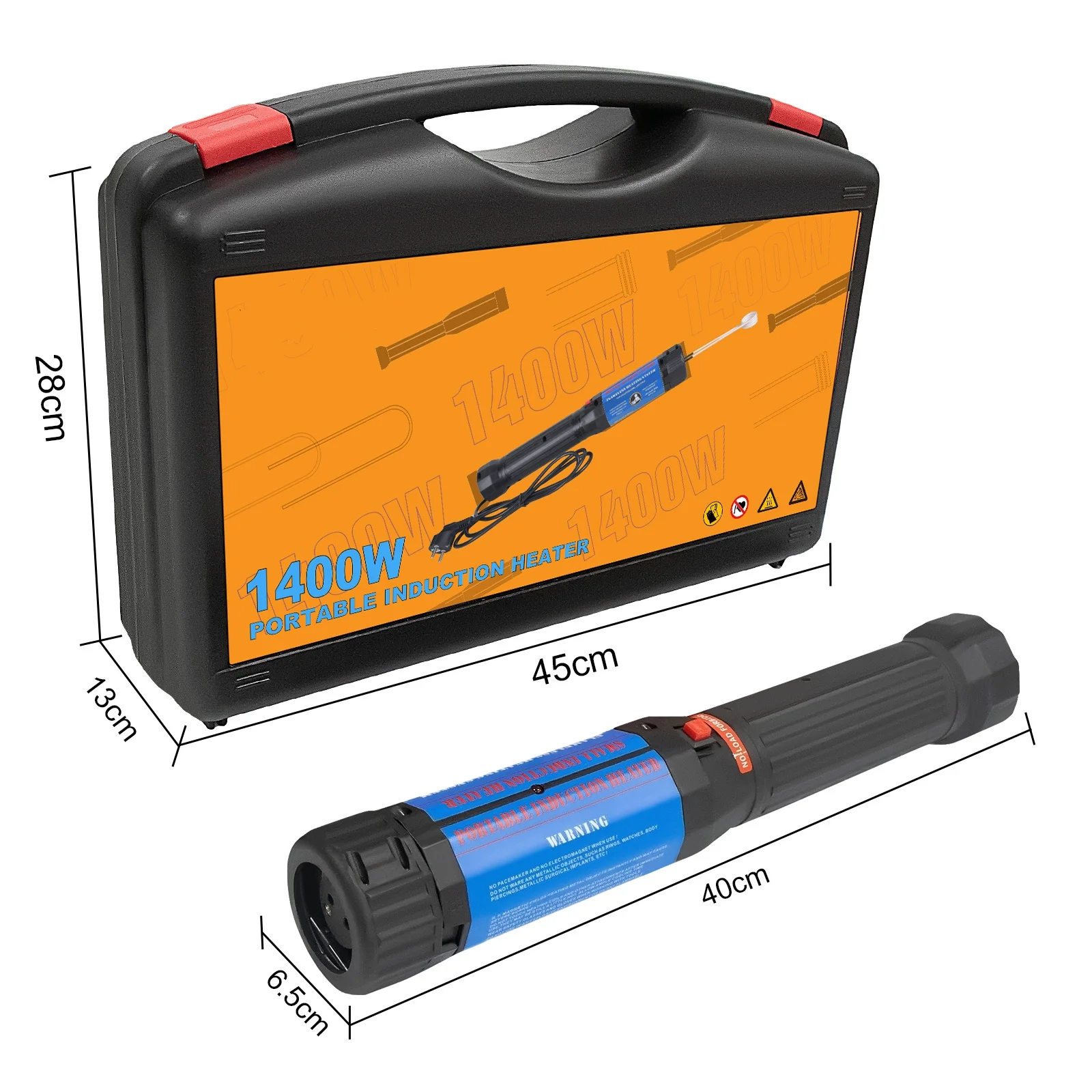1400W Magnetic Induction Heater Kit Automotive Handheld Nut Buster Tool with 10 Heating Coils for Car Repair 110V/220V
1400W Magnetic Induction Heater Kit Automotive Handheld Nut Buster Tool with 10 Heating Coils for Car Repair 110V/220V