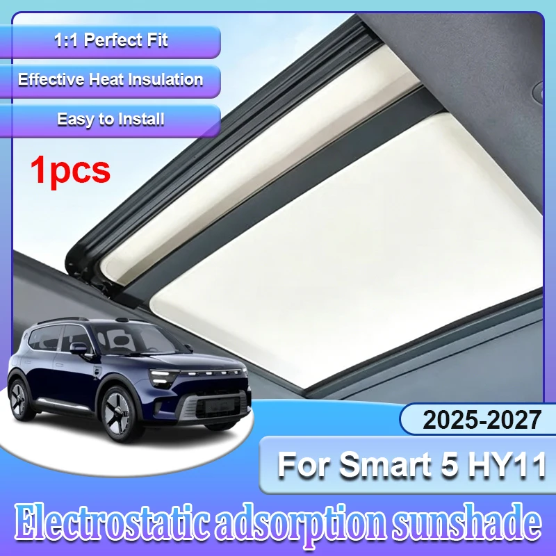 Car Roof Sunshades For Smart 5 Car Accessories HY11 2025 2026 2027 Sunroof Sunshade Skylight UV Protection Accessories Auto Tool
Car Roof Sunshades For Smart 5 Car Accessories HY11 2025 2026 2027 Sunroof Sunshade Skylight UV Protection Accessories Auto Tool