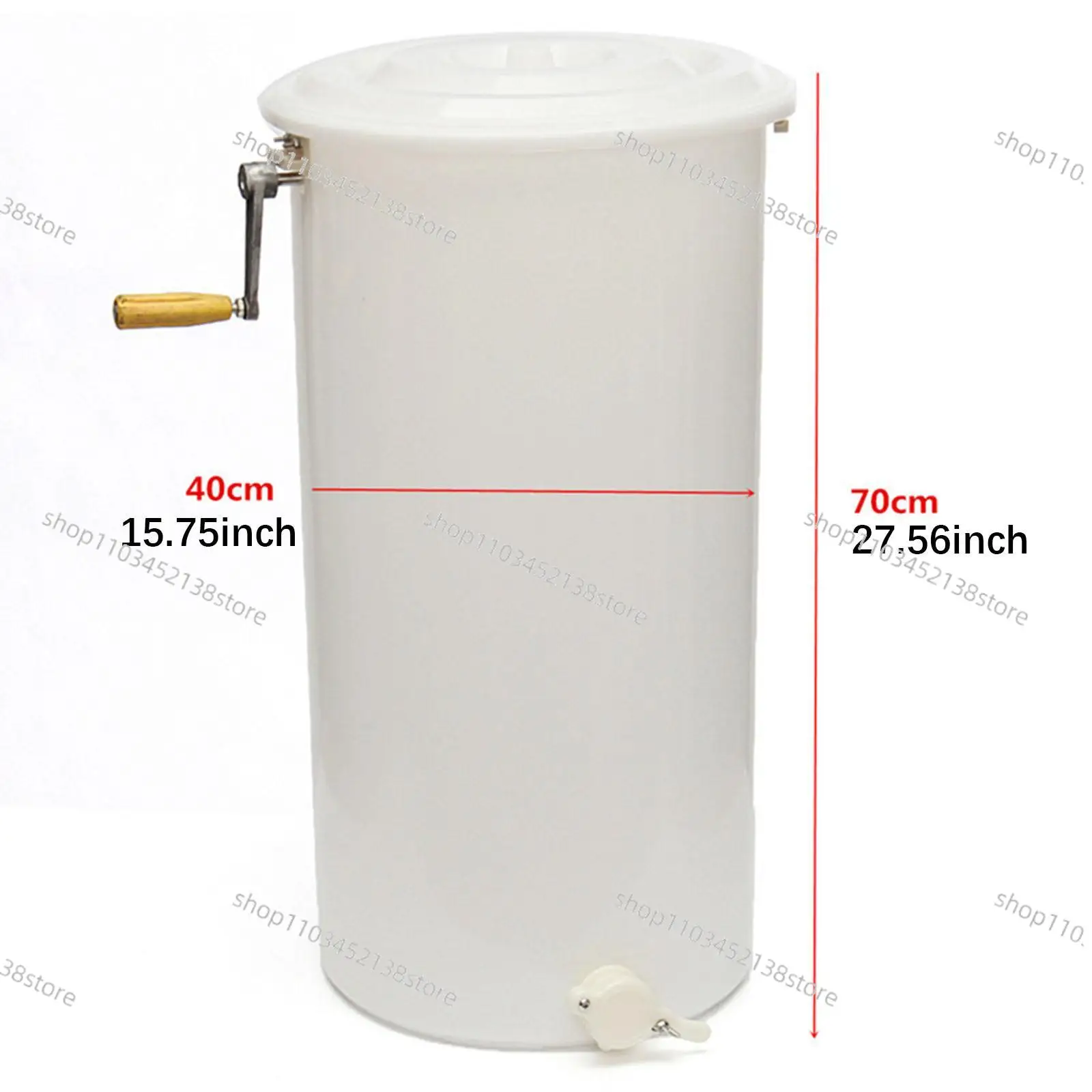 Honey Extractor Premium Honey Spinner Manual Beekeeping Extraction Equipment 2 Frame Honey Centrifuge Machine Manual Extractor
Honey Extractor Premium Honey Spinner Manual Beekeeping Extraction Equipment 2 Frame Honey Centrifuge Machine Manual Extractor