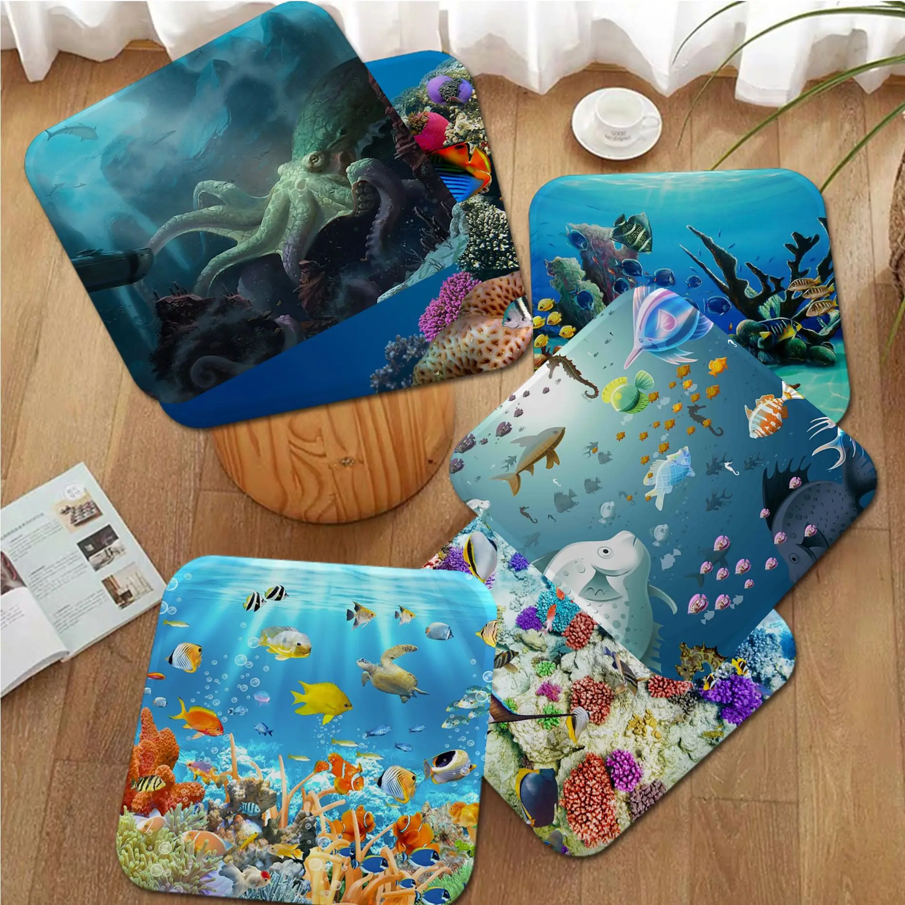Underwater World Four Seasons Seat Cushion Office Dining Stool Pad Sponge Sofa Mat Non-Slip Stool Seat Mat
Underwater World Four Seasons Seat Cushion Office Dining Stool Pad Sponge Sofa Mat Non-Slip Stool Seat Mat