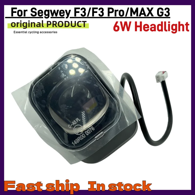 Electric Scooter Front LED 6w Headlight for Ninebots F3 F3 pro Max G3 Super Scooter Original Part Replacement Light
Electric Scooter Front LED 6w Headlight for Ninebots F3 F3 pro Max G3 Super Scooter Original Part Replacement Light