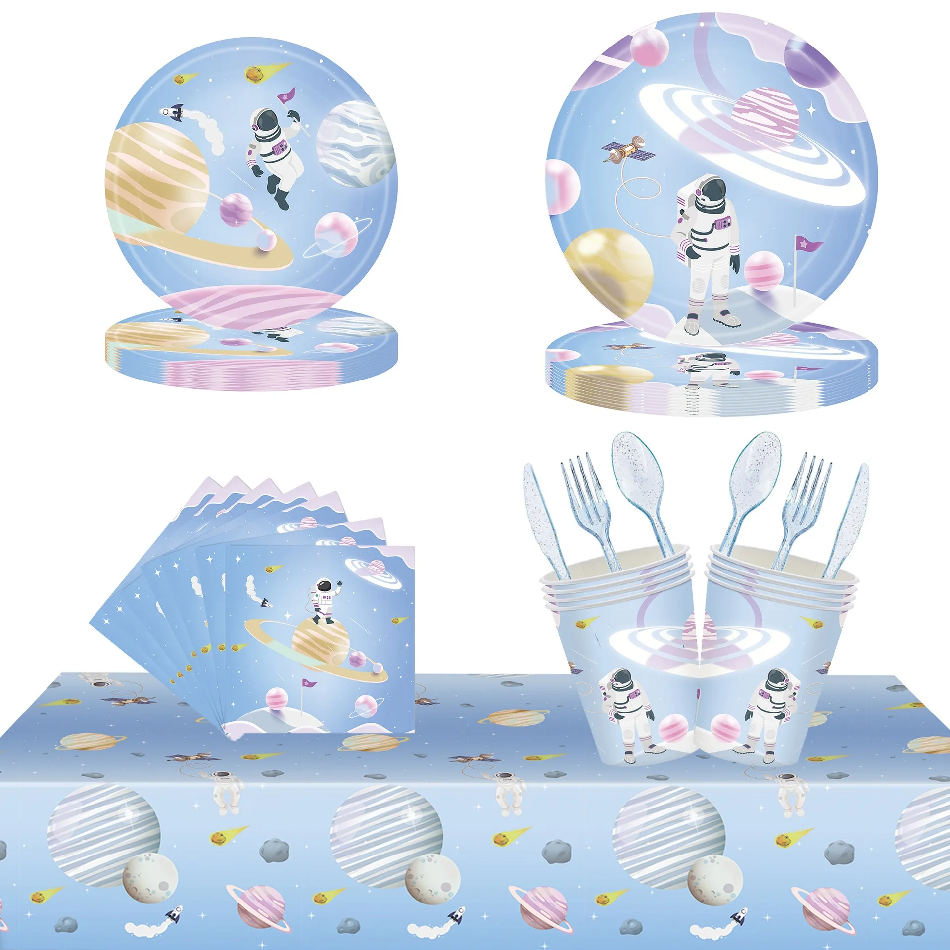 Light Blue Planet Party Disposable Tableware Set Rocket Planet Outer Space Plates Happy Kids Space Theme Birthday Party Decor
Light Blue Planet Party Disposable Tableware Set Rocket Planet Outer Space Plates Happy Kids Space Theme Birthday Party Decor