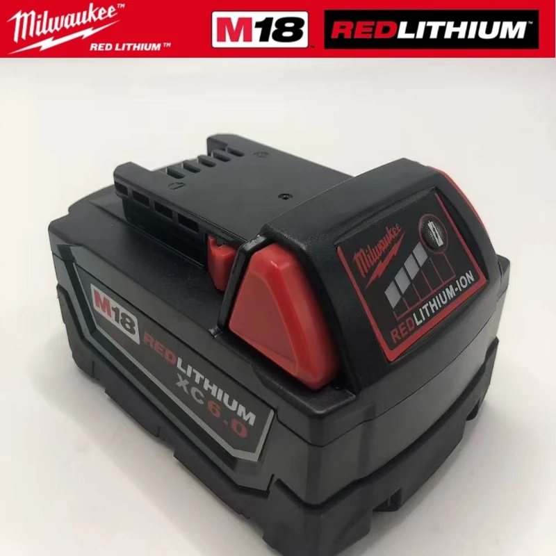 100%Original Fit Milwaukee M18 Power Tool Battery, Charger, BR, XC, 18V, 6000mAh M18B5, 48-11-1860, Built-in 18650 Battery
100%Original Fit Milwaukee M18 Power Tool Battery, Charger, BR, XC, 18V, 6000mAh M18B5, 48-11-1860, Built-in 18650 Battery