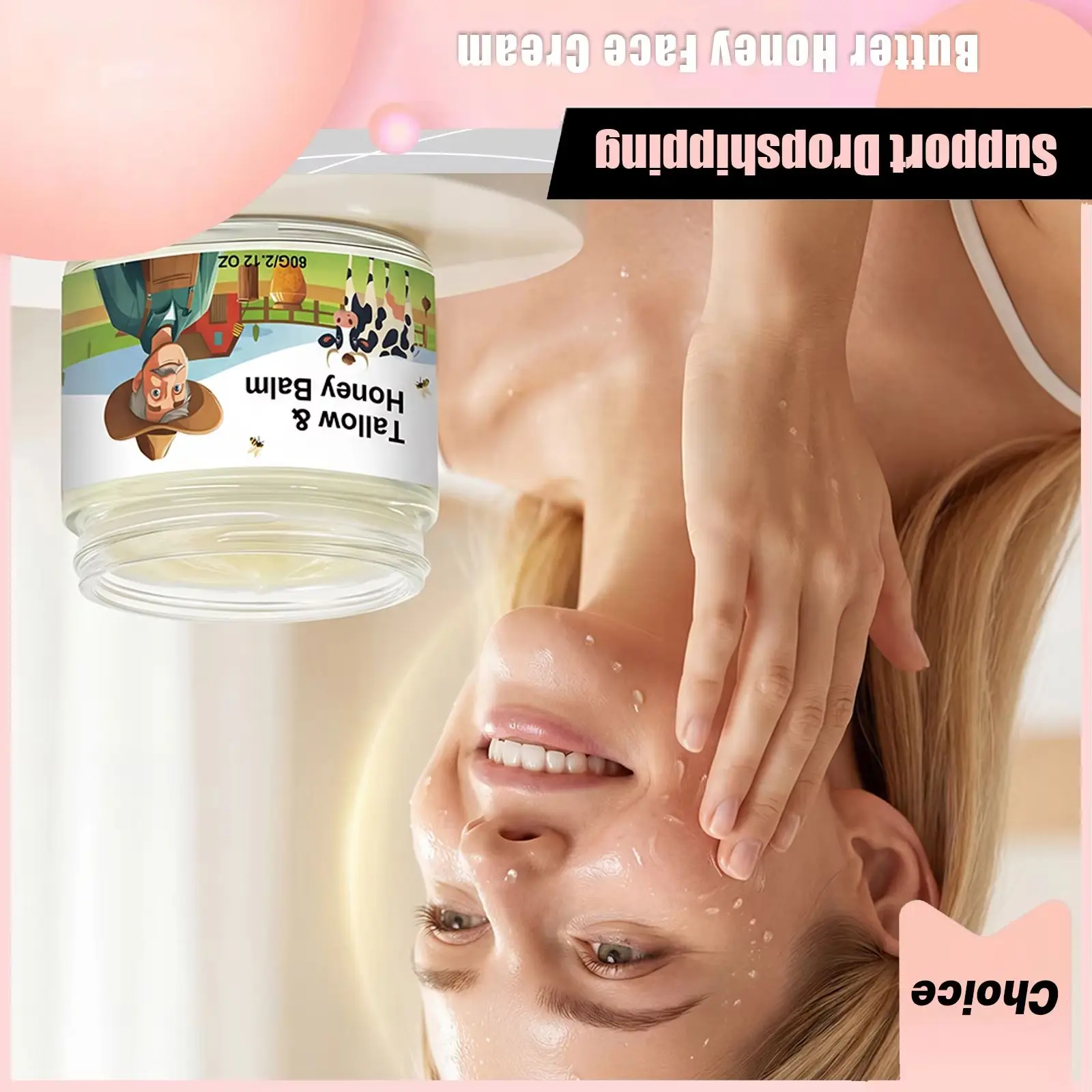 Butter Honey Face Cream Deep Moisturizing Double Nourishment Improve Dryness Repair Barrier Gentle Non-sticky Skin Soothe Lotion
Butter Honey Face Cream Deep Moisturizing Double Nourishment Improve Dryness Repair Barrier Gentle Non-sticky Skin Soothe Lotion