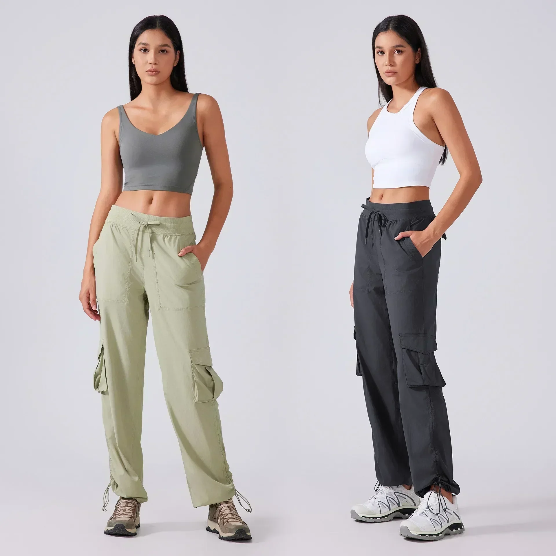 Lemon Women Dance Studio Gym loose full length Pants Wide Leg Pants Workout Running Exercise Trousers With Pockets
Lemon Women Dance Studio Gym loose full length Pants Wide Leg Pants Workout Running Exercise Trousers With Pockets