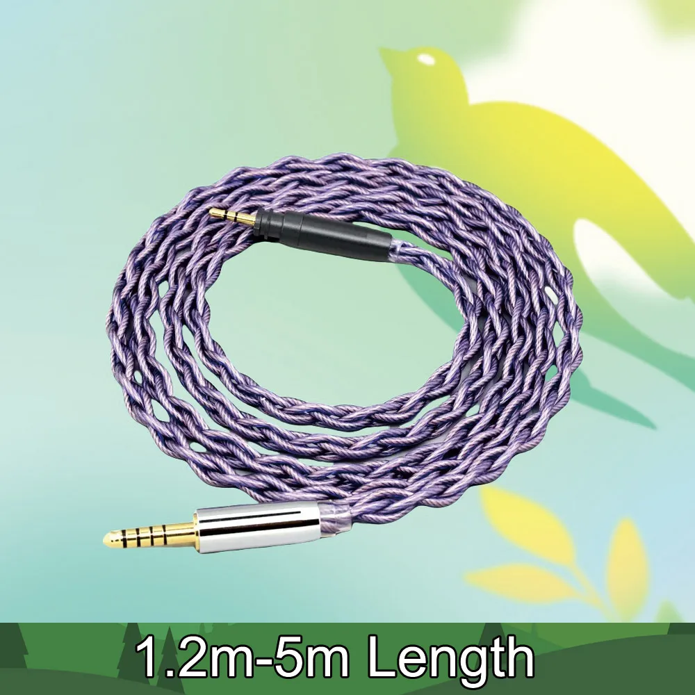 140 cores litz 7N OCC Earphone Cable For Shure SRH440A SRH840A Headphone Type2 1.8mm 8472
140 cores litz 7N OCC Earphone Cable For Shure SRH440A SRH840A Headphone Type2 1.8mm 8472