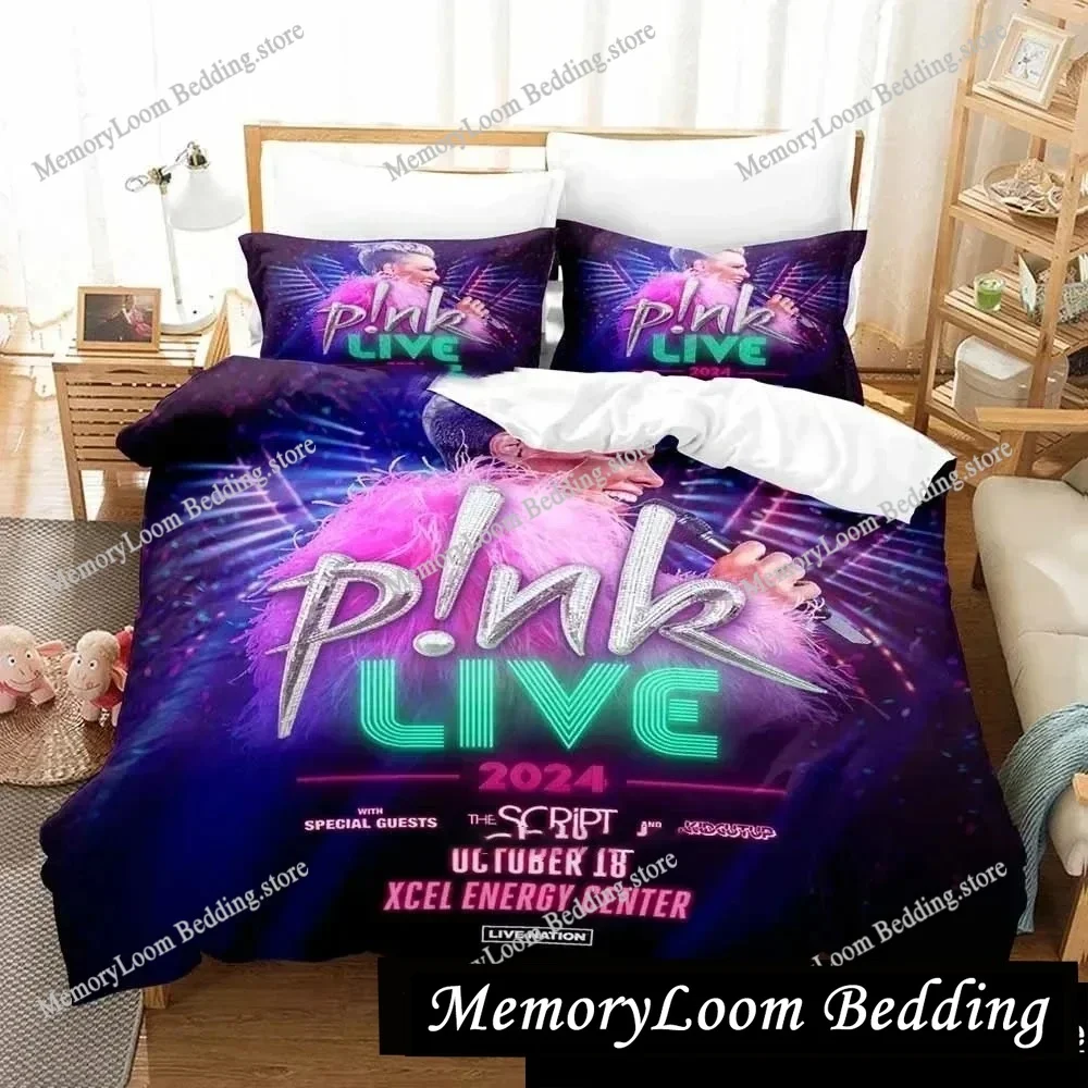 Personality Hip Hop Pink Singer Tour Bedding Set Duvet Cover Bed Set Quilt Cover Pillowcase Comforter king Queen Size Boys Adult
Personality Hip Hop Pink Singer Tour Bedding Set Duvet Cover Bed Set Quilt Cover Pillowcase Comforter king Queen Size Boys Adult