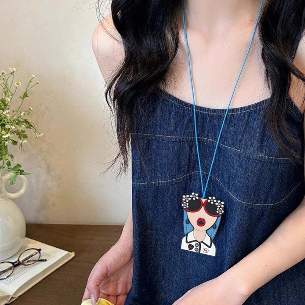 Anti-lost Hanging Neck Glasses Clip Embroidery Anti-scratch Leather Sunglasses Storage Necklace Lightweight Sewn
Anti-lost Hanging Neck Glasses Clip Embroidery Anti-scratch Leather Sunglasses Storage Necklace Lightweight Sewn