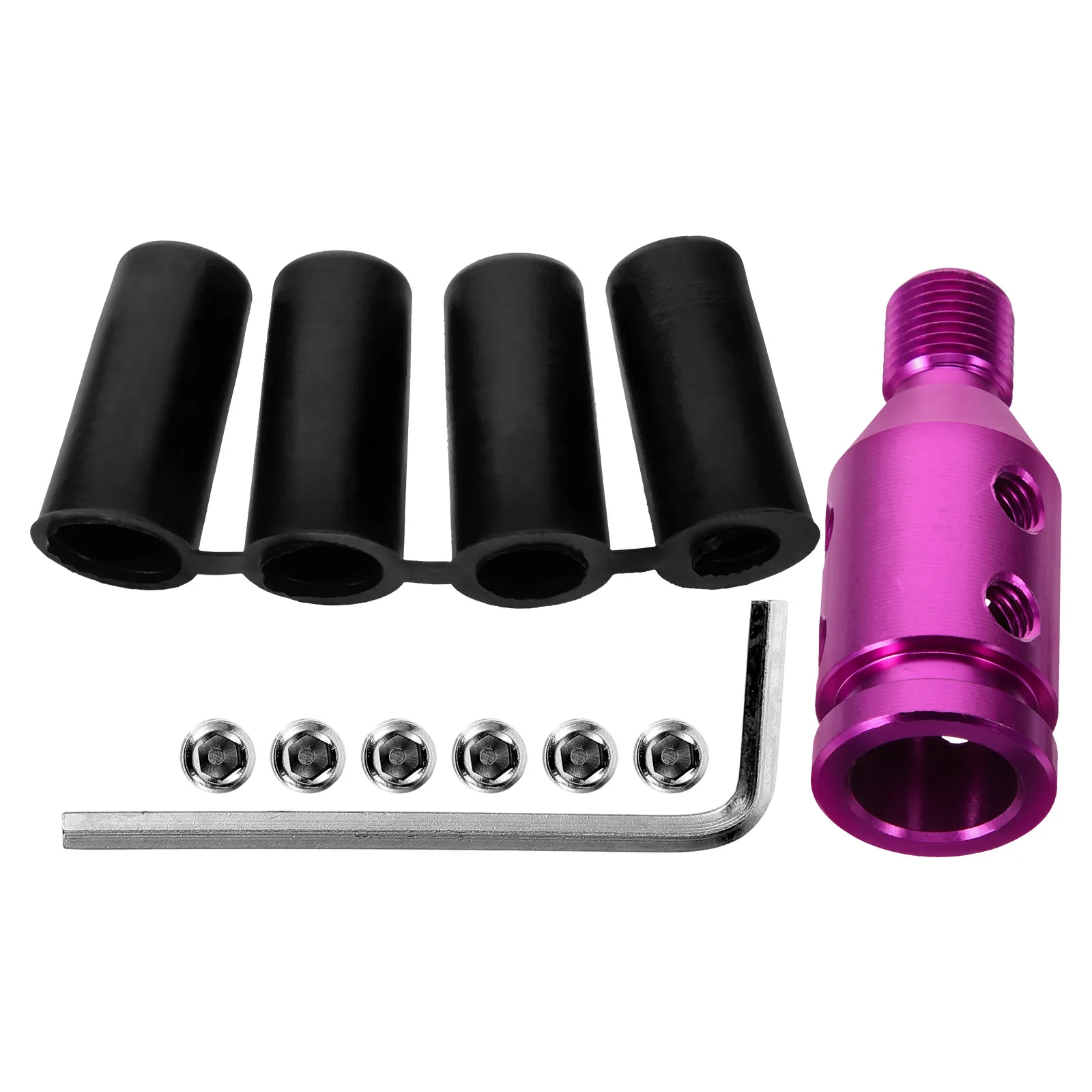 1 Set Shift Knob Adapter Universal Gear Shifter Retainer Durable Aluminum Alloy Car Interior Part Accessory For Multiple Models
1 Set Shift Knob Adapter Universal Gear Shifter Retainer Durable Aluminum Alloy Car Interior Part Accessory For Multiple Models