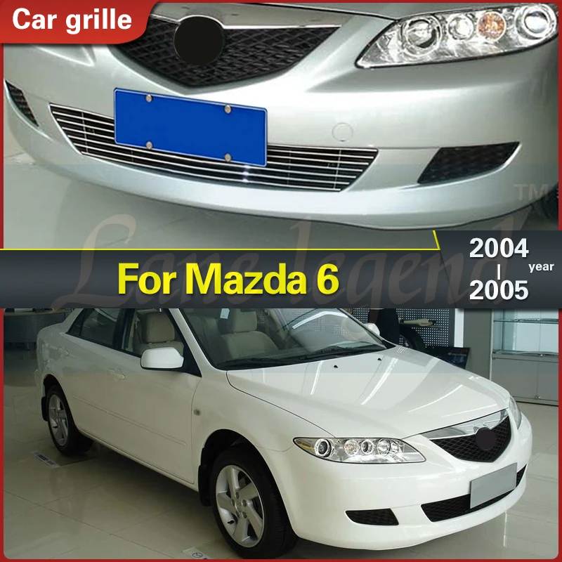 High Quality Stainless Steel Front Bottom Grille Grill Molding Cover Decoration Accessories for Mazda 6 2004 2005 Racing Grills
High Quality Stainless Steel Front Bottom Grille Grill Molding Cover Decoration Accessories for Mazda 6 2004 2005 Racing Grills