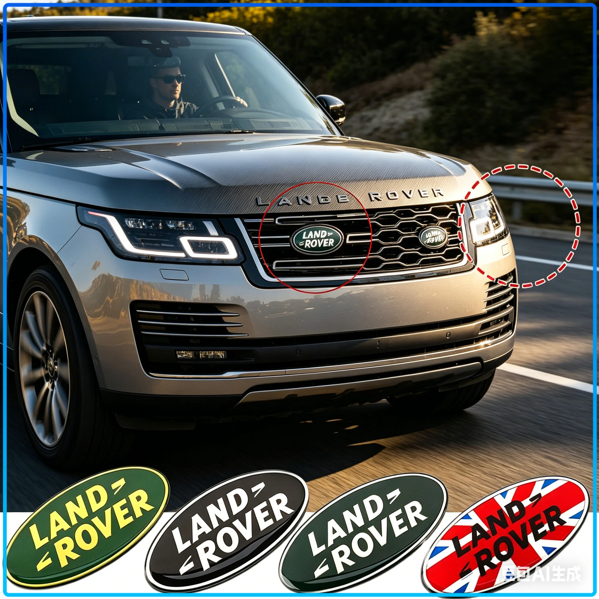 1PC Car Original Front Grille Badge Replace Emblem Lid Logo For Land Rover Sport Rnage Rover 2 3 Freelander Defender Evoque
1PC Car Original Front Grille Badge Replace Emblem Lid Logo For Land Rover Sport Rnage Rover 2 3 Freelander Defender Evoque