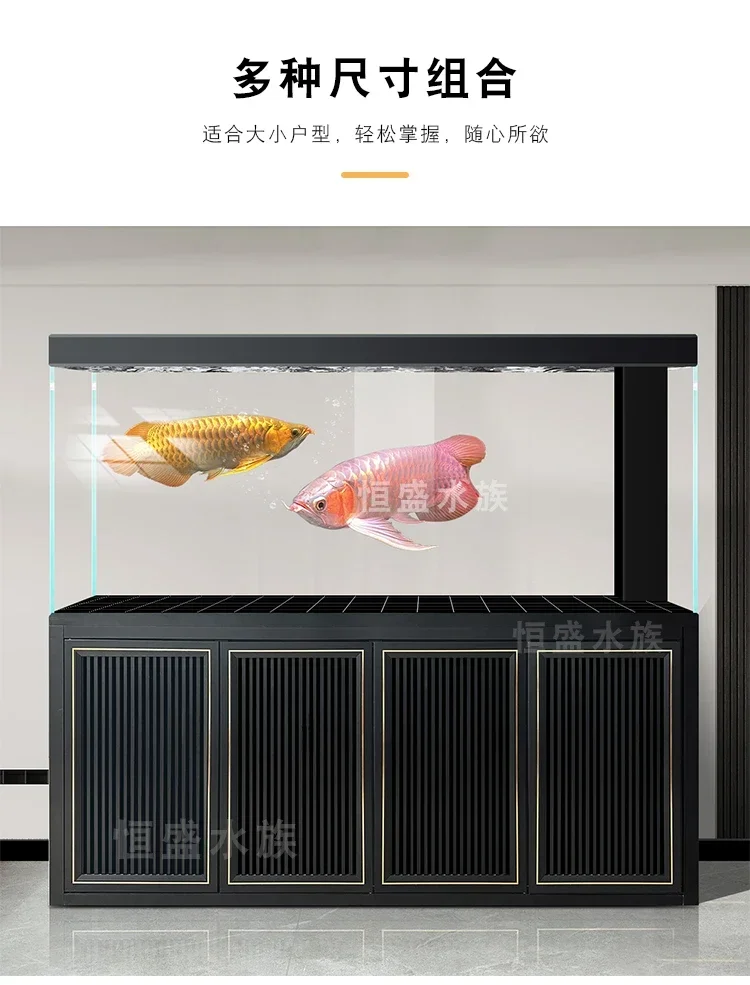 S aquarium home office bottom filter custom Large arowana tank new ultra-white glass fish tank 
S aquarium home office bottom filter custom Large arowana tank new ultra-white glass fish tank