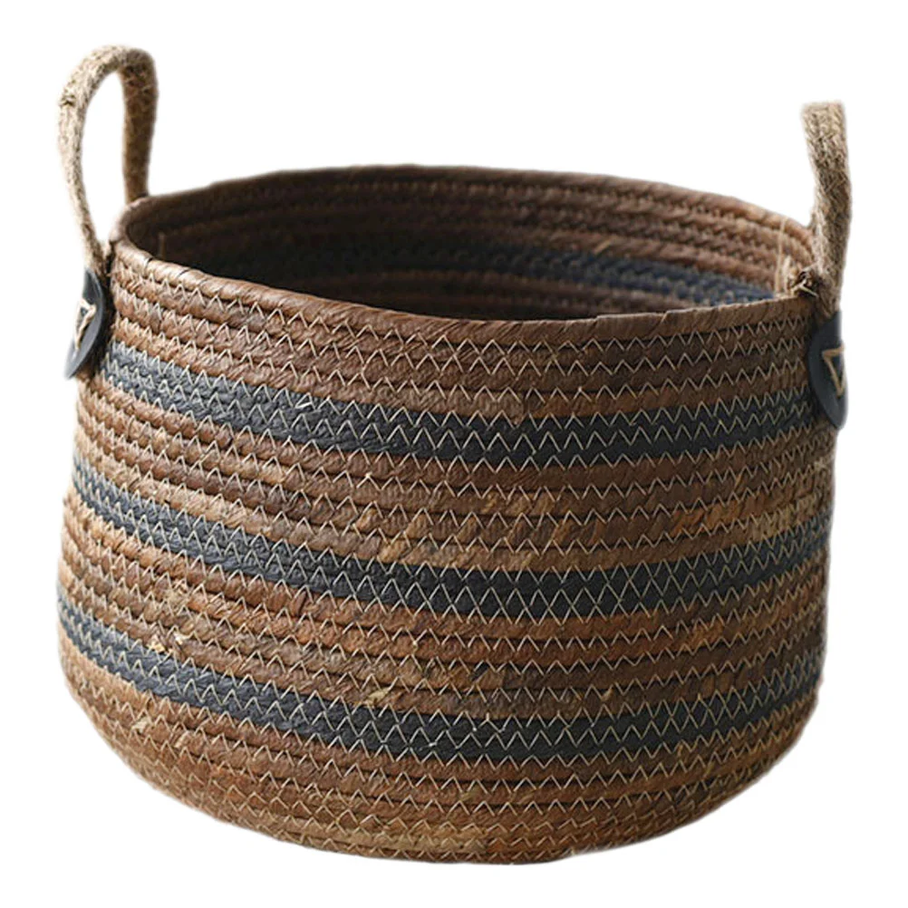 Woven Basket Storage Holder Weave Baskets Straw Practical Laundry Hamper Basketball
Woven Basket Storage Holder Weave Baskets Straw Practical Laundry Hamper Basketball