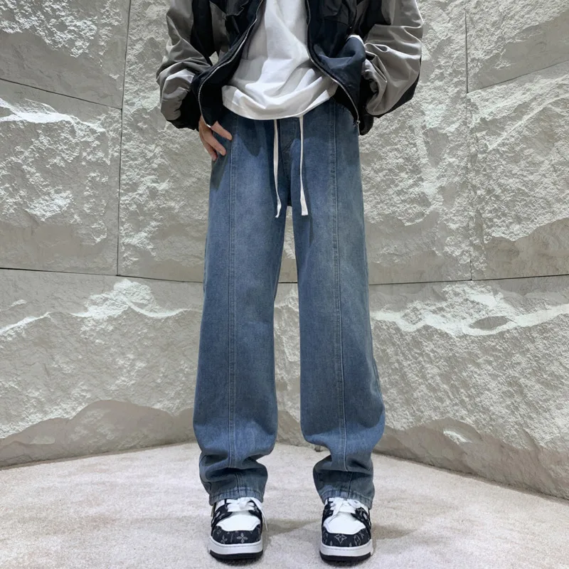Black Baggy Jeans Men Fashion Retro Straight Jeans Men Streetwear Hip-hop Loose Wide Leg Jeans Mens Vintage Denim Trousers 4XL
Black Baggy Jeans Men Fashion Retro Straight Jeans Men Streetwear Hip-hop Loose Wide Leg Jeans Mens Vintage Denim Trousers 4XL