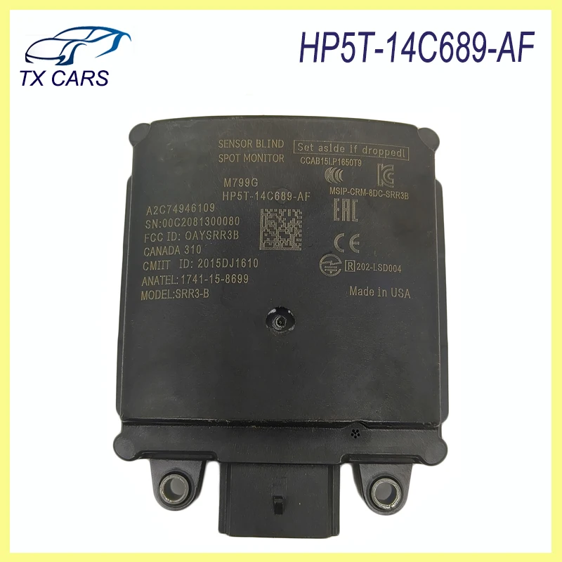 HP5T-14C689-AF Модуль датчика слепых зон Датчик расстояния Монитор для Ford LINCOLN Автомобильные аксессуары
HP5T-14C689-AF Модуль датчика слепых зон Датчик расстояния Монитор для Ford LINCOLN Автомобильные аксессуары