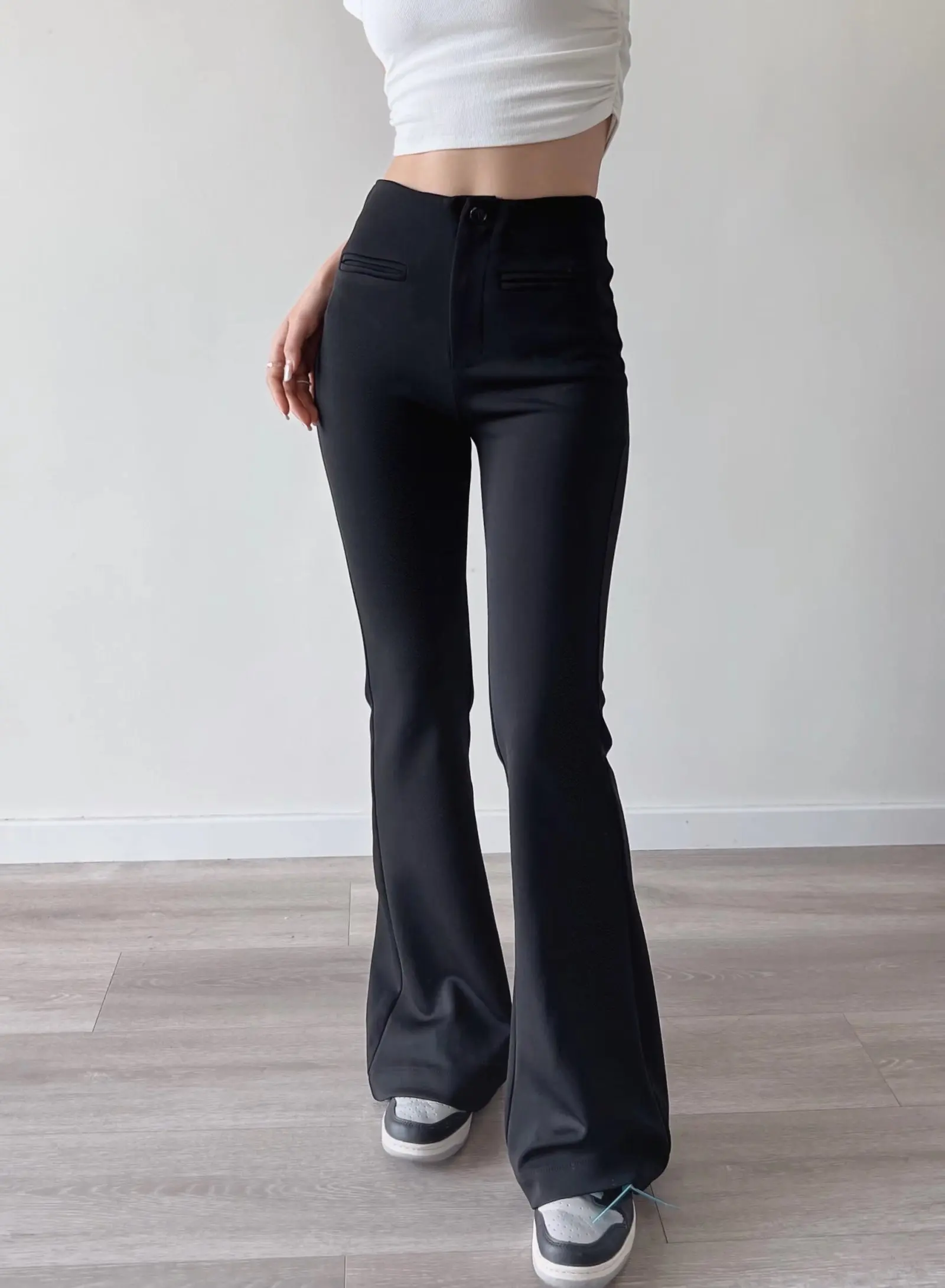 High Waist Slimming Long Pants Draping Suit Casual Pants American Street Style Show Long Legs Micro Flared Trousers
High Waist Slimming Long Pants Draping Suit Casual Pants American Street Style Show Long Legs Micro Flared Trousers